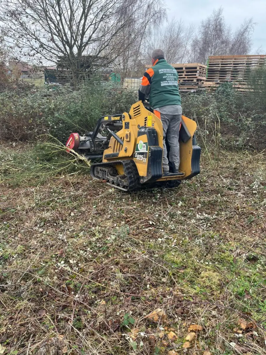 Espace vert entretenu en Eure-et-Loir